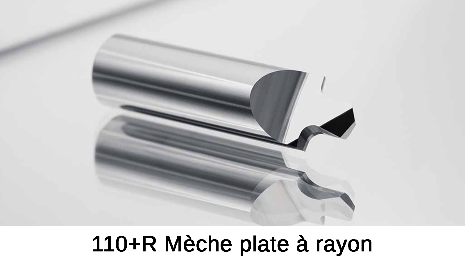 110+R Mèche plate à rayon